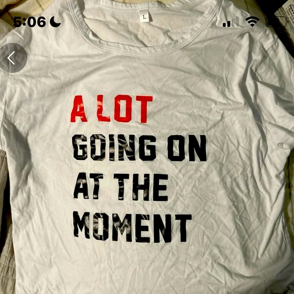 NOT A LOT GOING ON AT THE MOMENT TAYLOR SWIFT ERAS TOUR OUTIFIT RED ERA